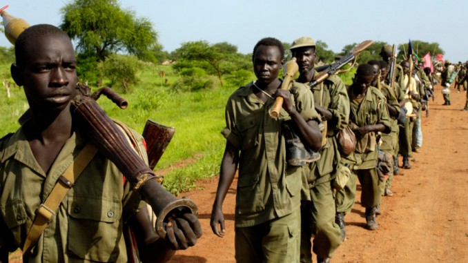 Sudan - When elephants fight